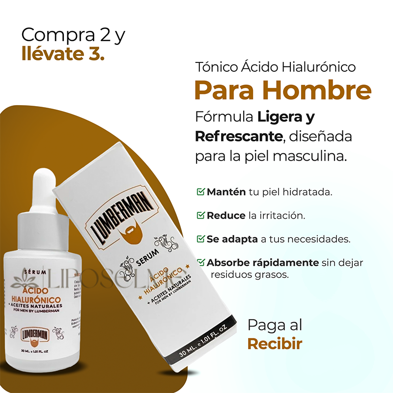 Tonico Acido Hialuronico Para Hombre